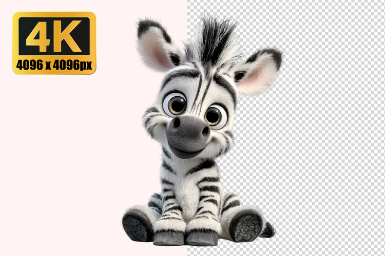 Baby Zebra Transparent PNG
