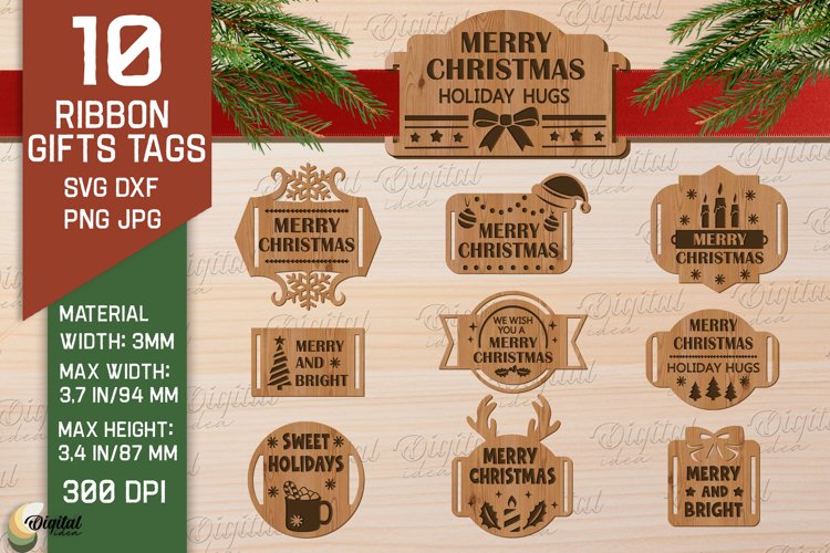 Christmas Tag Svg Image 2