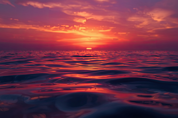Beach Sunset Background