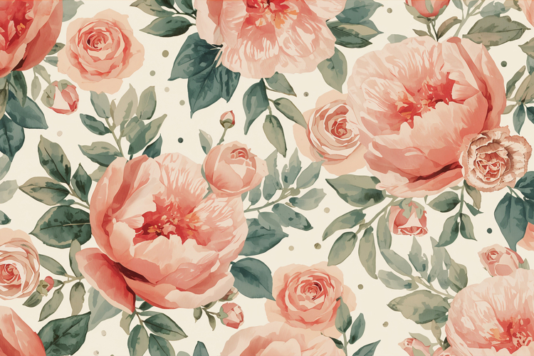 Soft Pink Rose Background Wallpaper example image 1