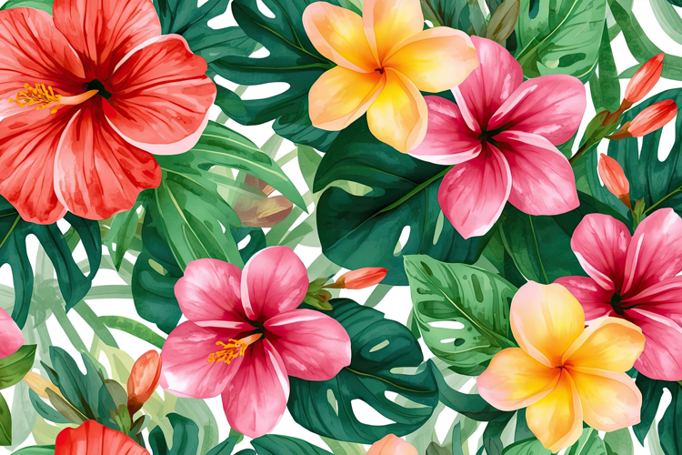Watercolor Floral Background