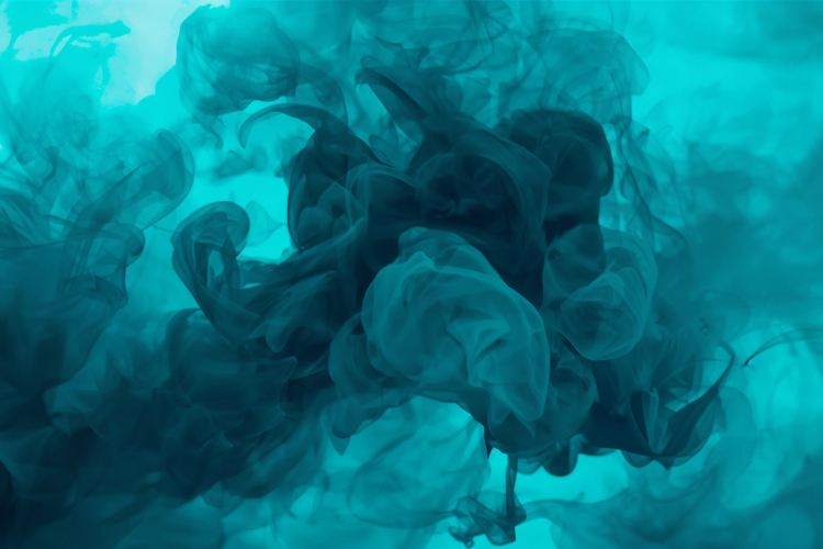 Teal Smoke Background Wallpaper example image 1