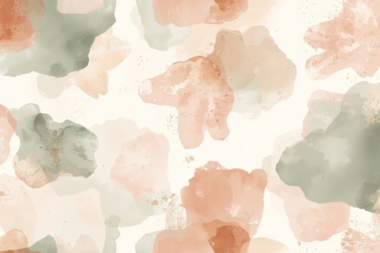 Watercolor Earth Tone Background example image 1