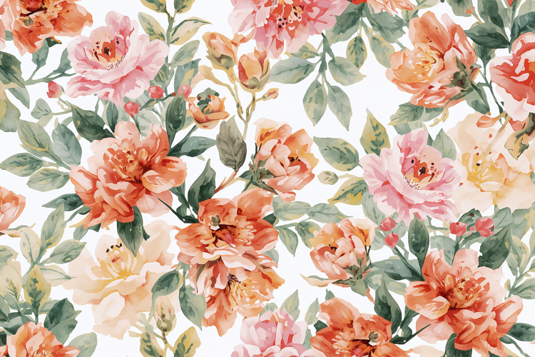 Watercolor Floral Background