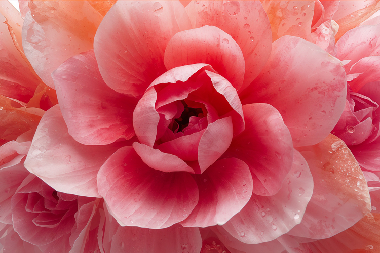 Closeup of Pink Floral Background Wallpaper example image 1