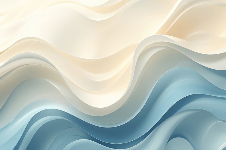 Abstract Flowing Waves Background example image 1