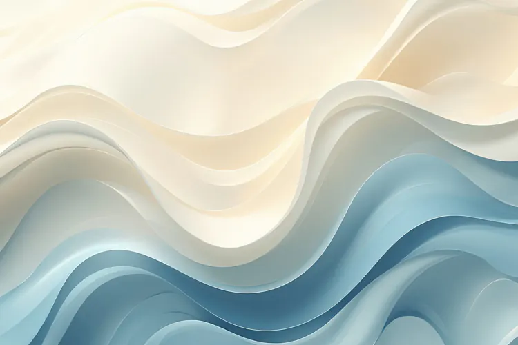 Abstract Flowing Waves Background