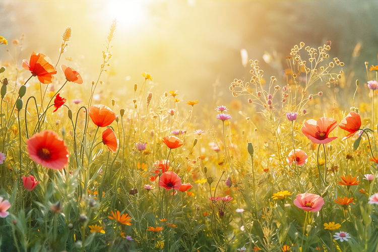 Wildflower Floral Background