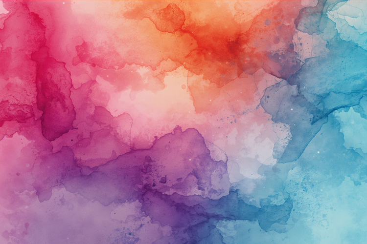 Colorful Abstract Watercolor Background Wallpaper example image 1
