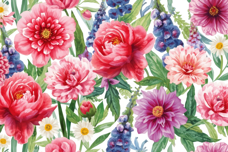 Watercolor Floral Background