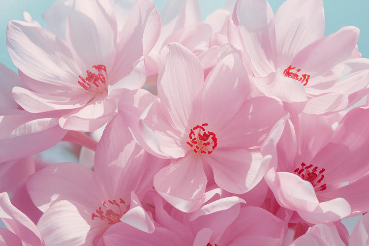 Soft Pink Floral Background Wallpaper example image 1