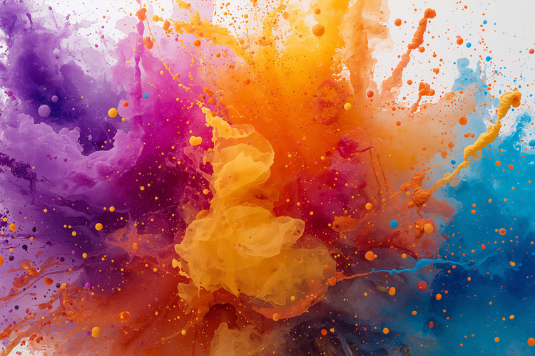 Vibrant Color Splash Background