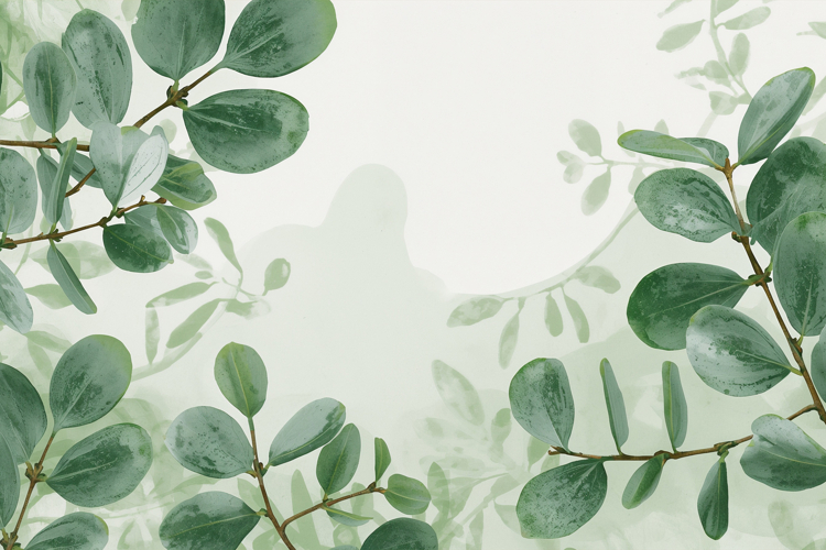 Watercolor Leaves Background Wallpaper example image 1