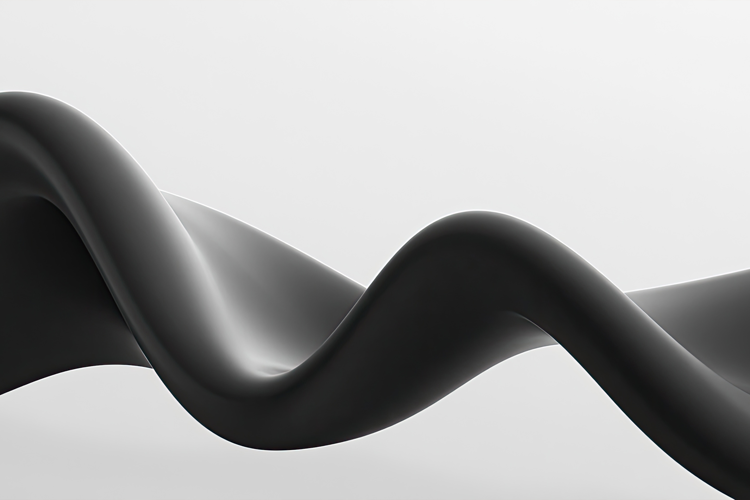 3D Black Abstract Background