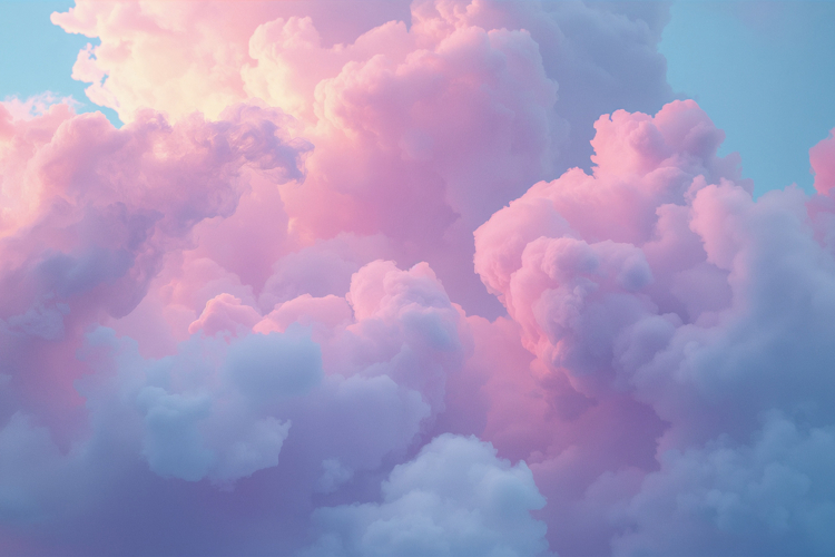 Blue Pink Claude Background Wallpaper example image 1