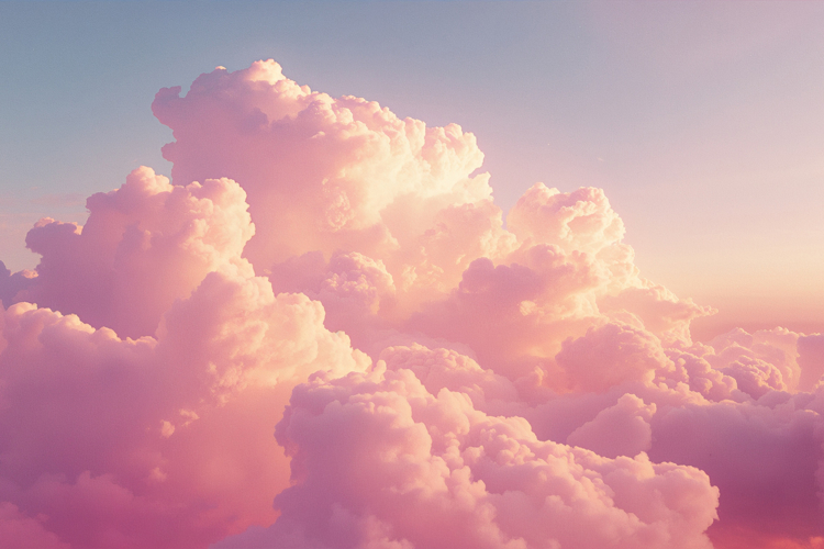 Pink Clouds Background Wallpaper example image 1