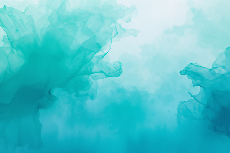 Turquoise Watercolor Background