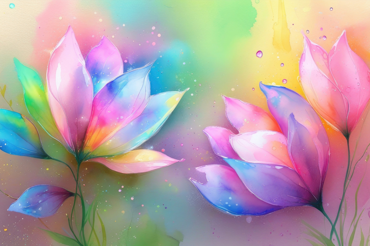 Watercolor Colorful Background Wallpaper