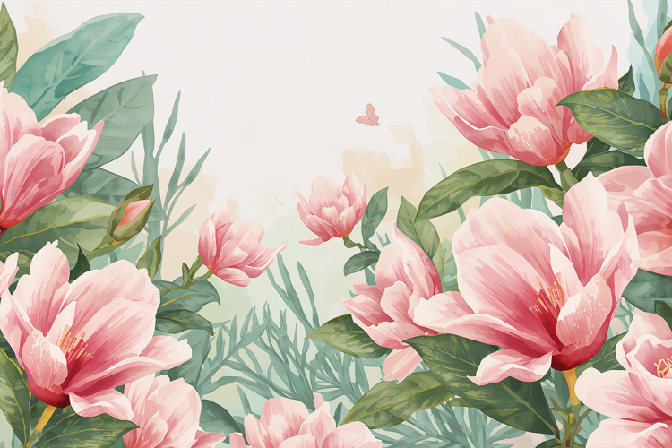 Pink Watercolor Backgrounds Image 21