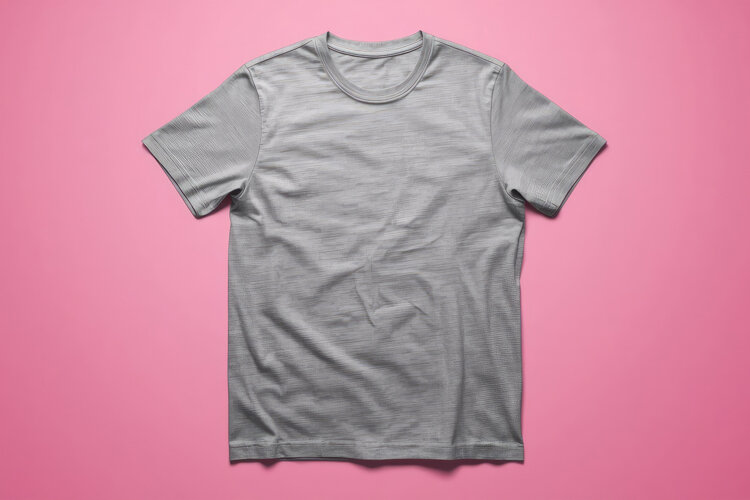 Gray Tshirt JPG Mockup example image 1