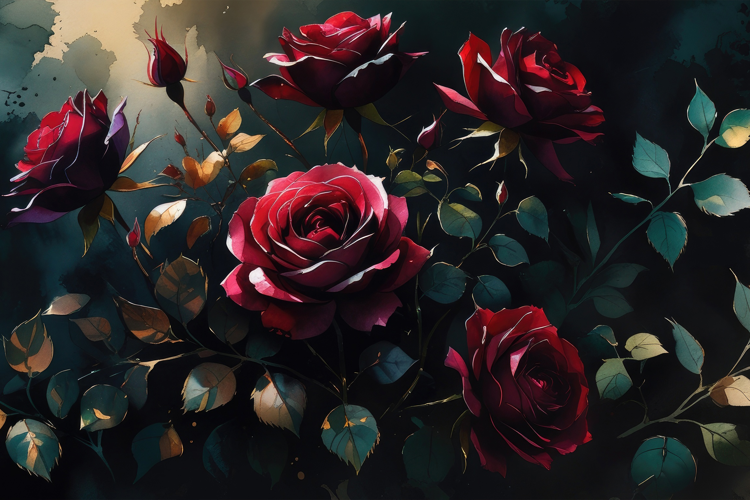 Watercolor Floral Background Wallpaper