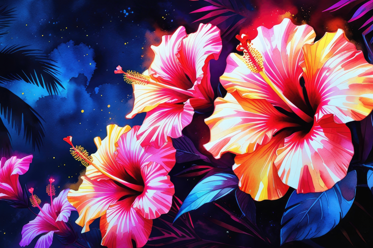 Vibrant Floral Background Wallpaper