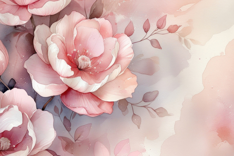 Pink Watercolor Backgrounds Image 3