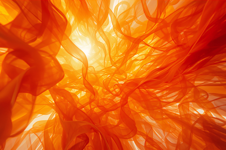 Red Orange Abstract Background