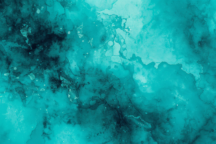 Teal Watercolor Background