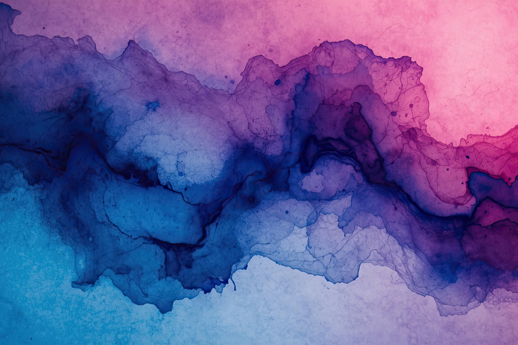 Purple Blue Watercolor Background