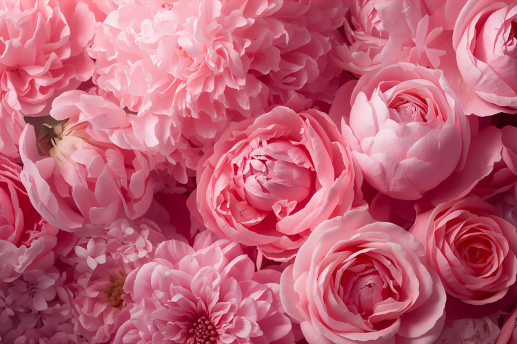 Fresh Pink Rose Background Wallpaper example image 1
