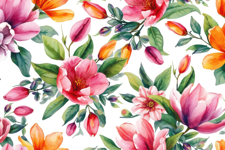 Watercolor Floral Background