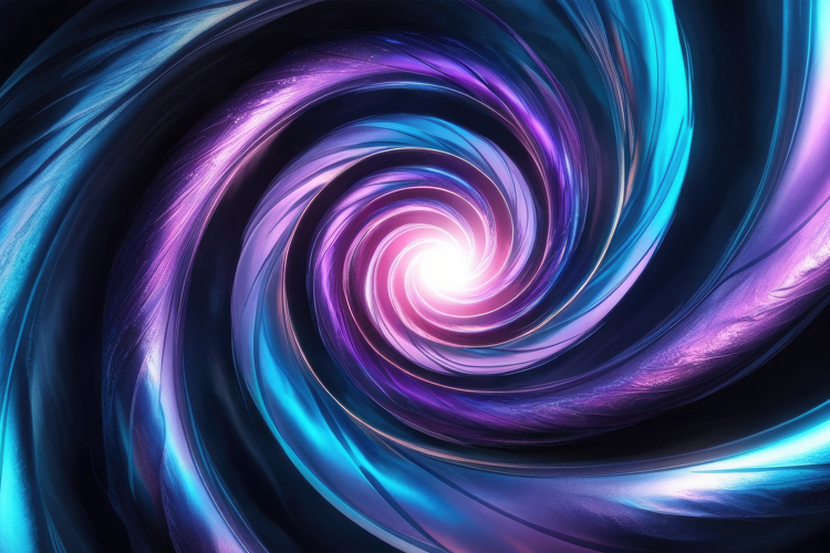 Cosmic Spiral Background Wallpaper