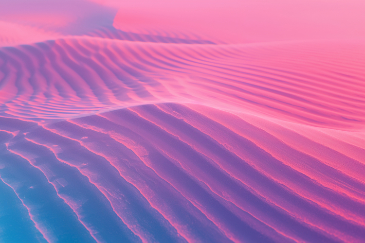 Pink Desert Sand Dunes Abstract Background Wallpaper