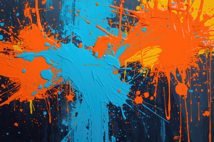 Paint Splatter Texture Image 3