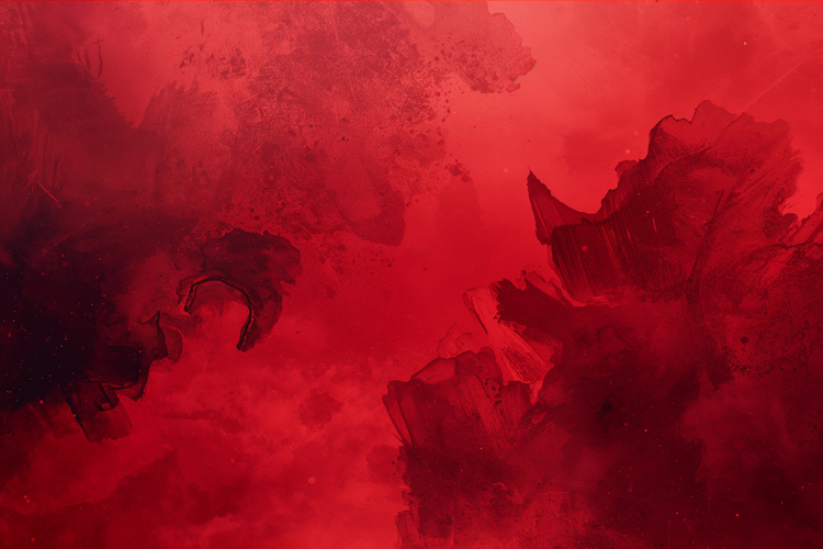 Red Watercolor Background
