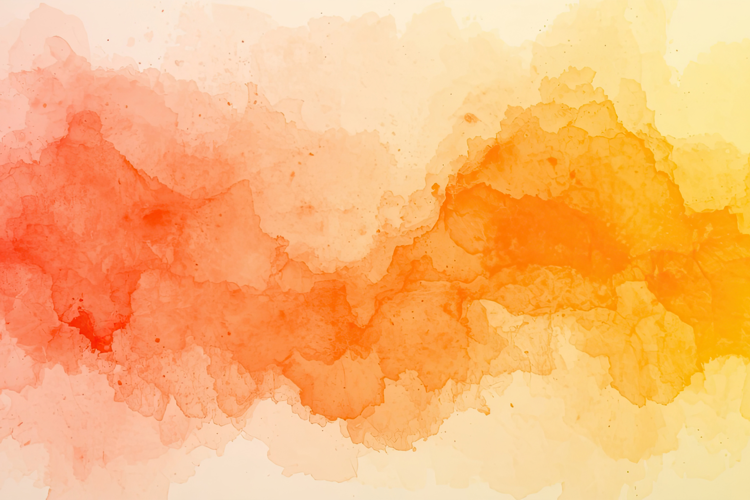 Orange Yellow Watercolor Background
