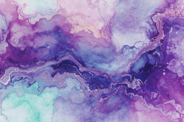 Purple Green Background