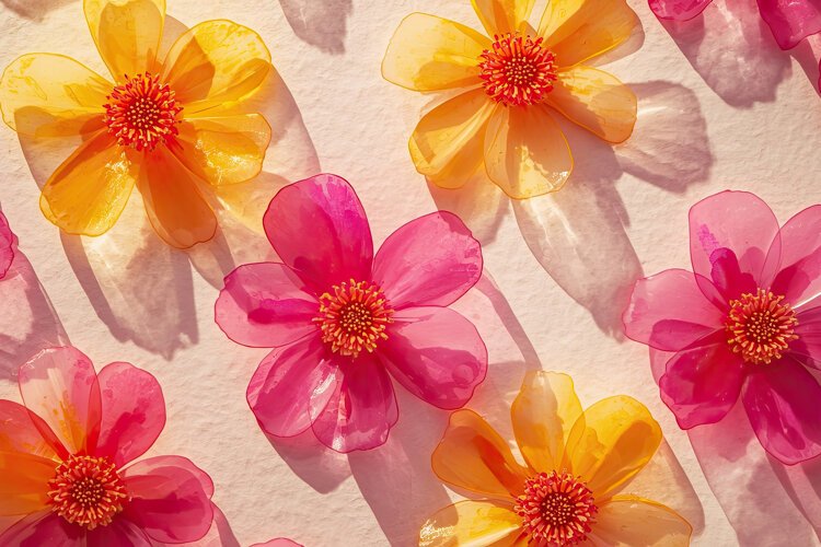 Crystal Flower Background example image 1