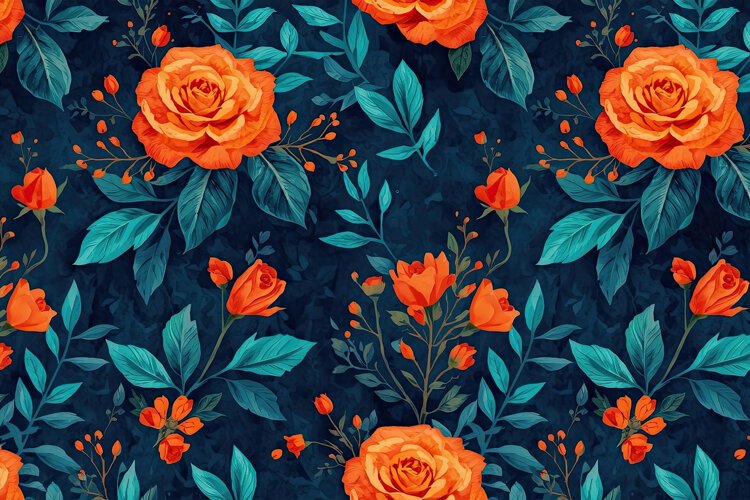 Watercolor Flower Background example image 1