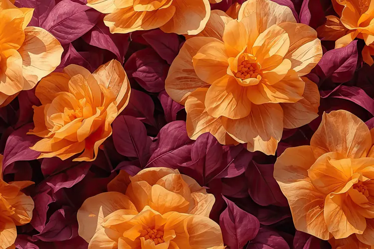 Crafted Flower Background