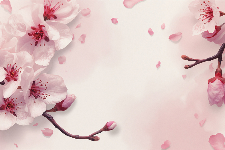 Soft Floral Pink Background