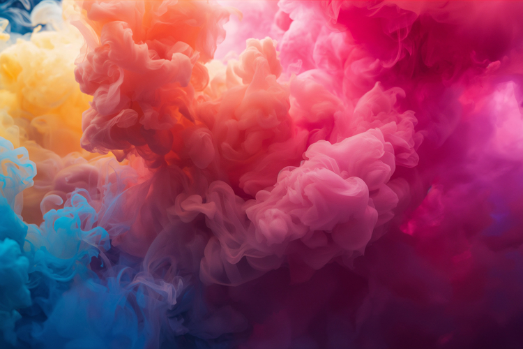 Colorful Smoke Background Wallpaper example image 1