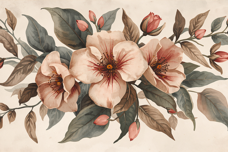Watercolor Floral Background