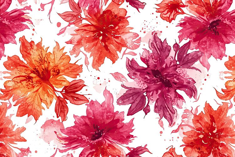 Watercolor Floral Background example image 1