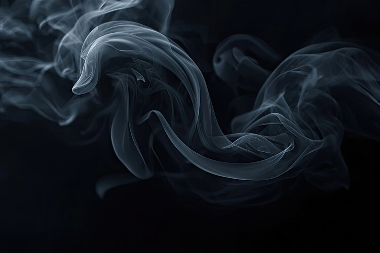 White Smoke Background example image 1