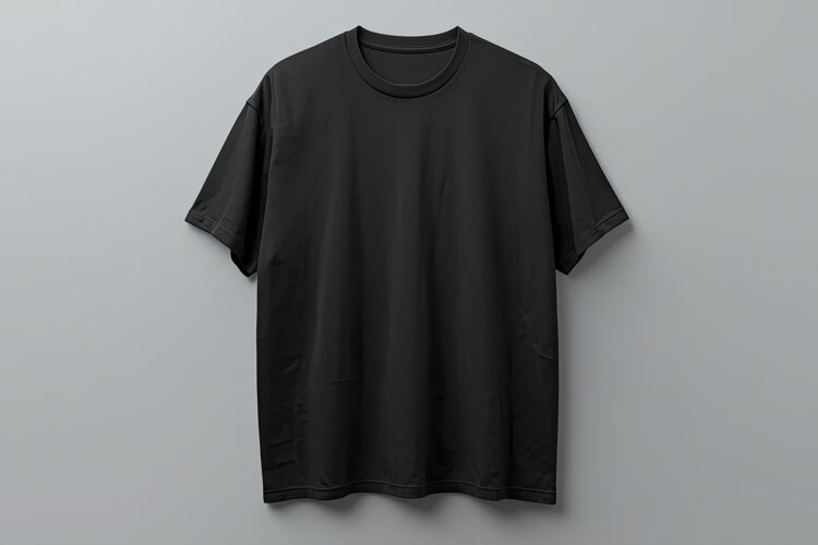 Black Tshirt Mockup example image 1