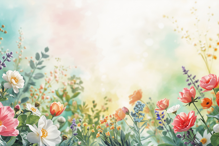 Wild Floral Background