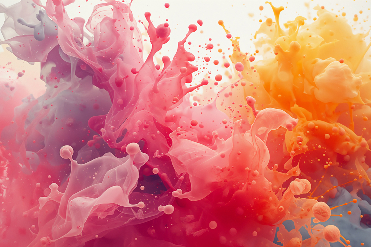 Colorful Splash Background Wallpaper example image 1