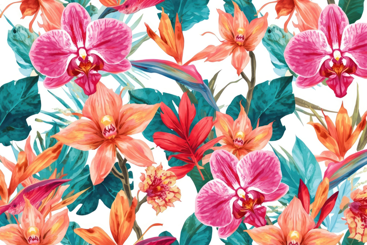 Watercolor Floral Background